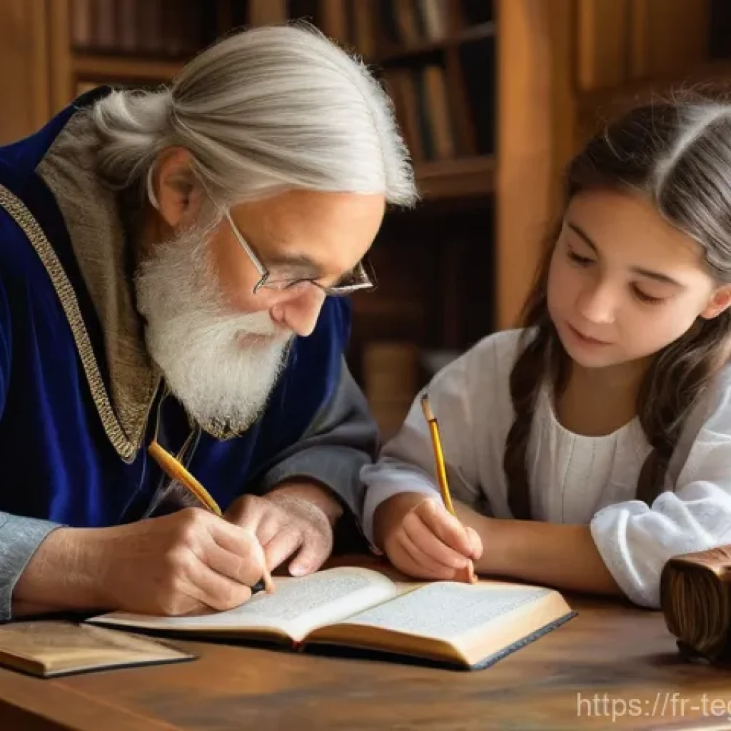 홈스쿨링에서의 협력적 프로젝트 운영 - **"A vibrant and collaborative scene of diverse homeschooling children, aged 8-14, and their parents...